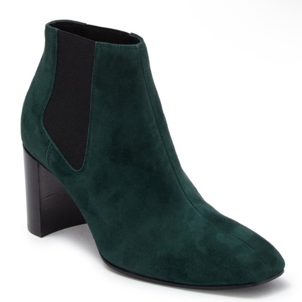 rag & bone Dark Green Suede Ankle Boots
